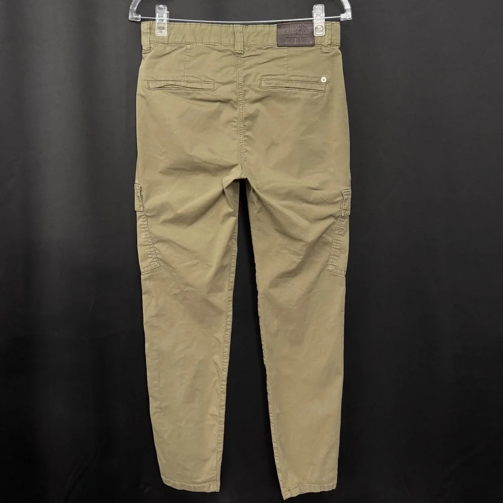 MAC Collection Men’s 29×27 Cargo Pants Green Khaki Utility Pockets Tapered Fit - Picture 3 of 9